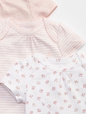 Baby First Favorite Floral Short Sleeve Bodysuit (3-Pack)