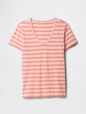 Favorite Stripe V-Neck T-Shirt