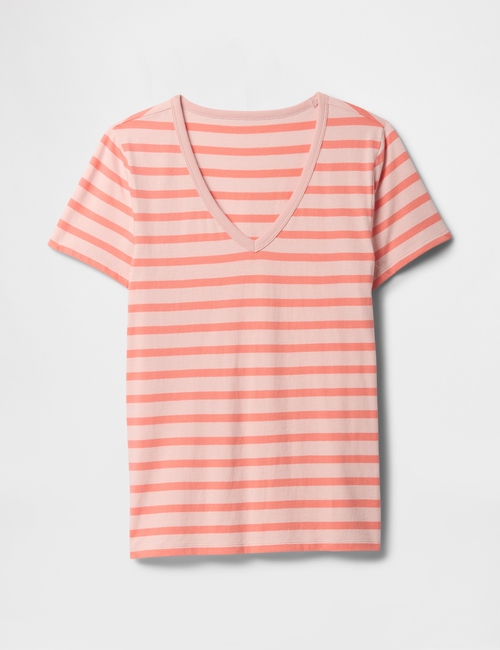 Favorite Stripe V-Neck T-Shirt