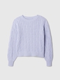 Kids Cable-Knit Crewneck Sweater
