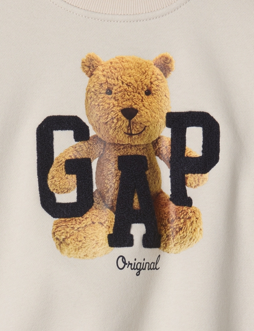 babyGap Vintage Soft Bear Logo Sweatshirt