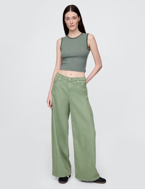 Mid Rise UltraSoft Baggy Jeans