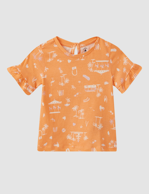 babyGap Ruffle Print T-Shirt