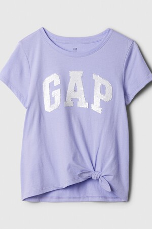 Kids Gap Logo Knot-Tie T-Shirt