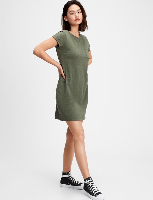 V-SS PKT TEE DRESS