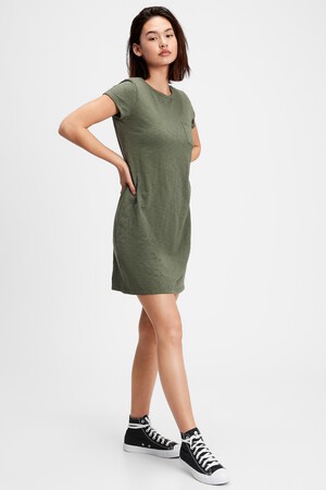 V-SS PKT TEE DRESS