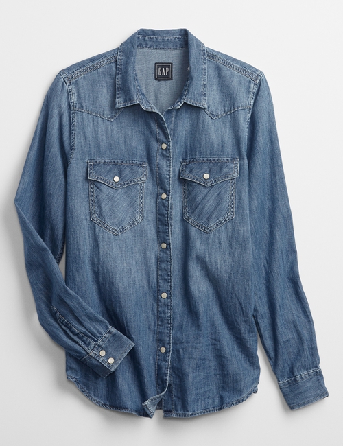 Denim Western Shirt