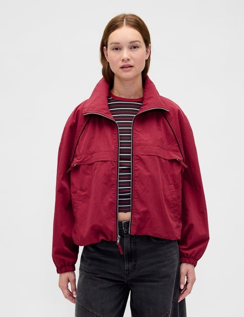 Stranger Things Flannel-Lined Track Jacket