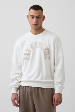 VintageSoft Terry Oversized Gap Athletic Sweatshirt
