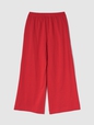 Organic Cotton Heavyweight Cropped Wide-Leg Pants