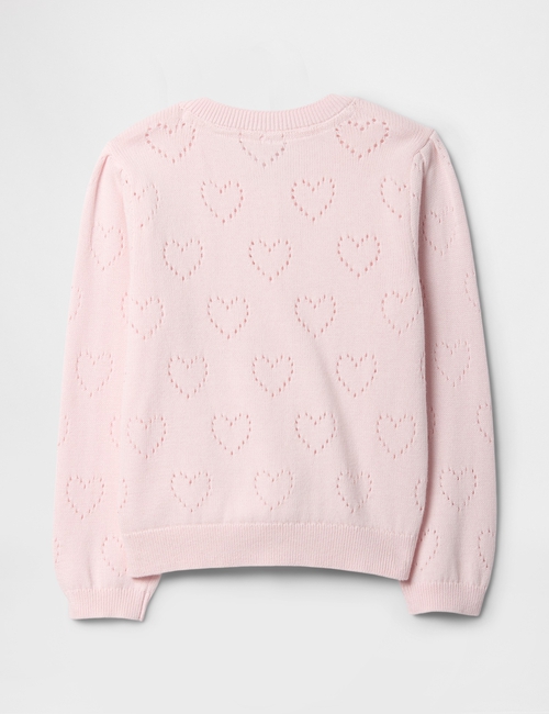 babyGap Pointelle Heart Cardigan