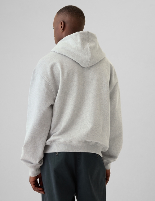 Heavyweight Athletic Logo Full-Zip Hoodie