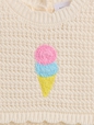 Baby Ice Cream Crochet Shorty One-Piece