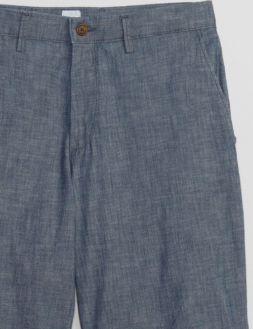 10" Essential Khaki Shorts with Washwell