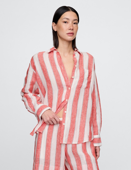 100% Linen Oversized Shirt