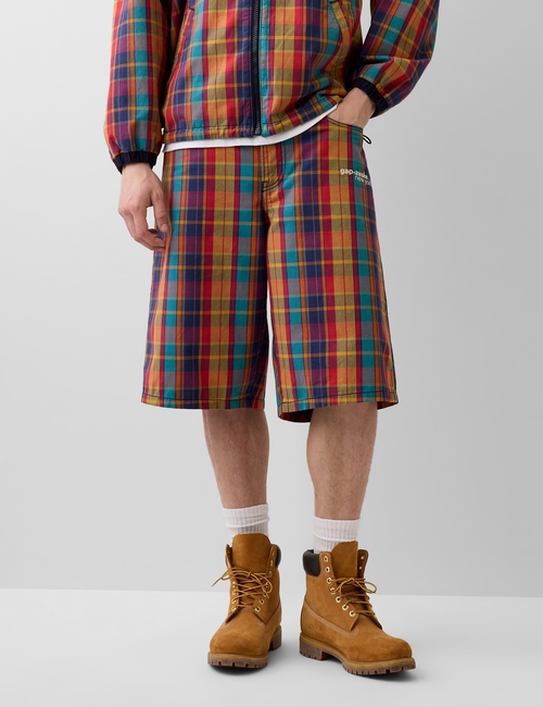 GAP X PROJ A PLAID SHORT