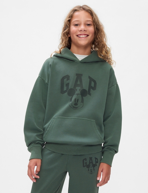 Gap × Disney Kids Vintage Soft Mickey Mouse Logo Hoodie