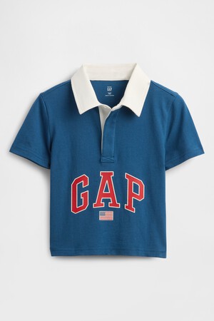 babyGap Logo Pique Polo Shirt