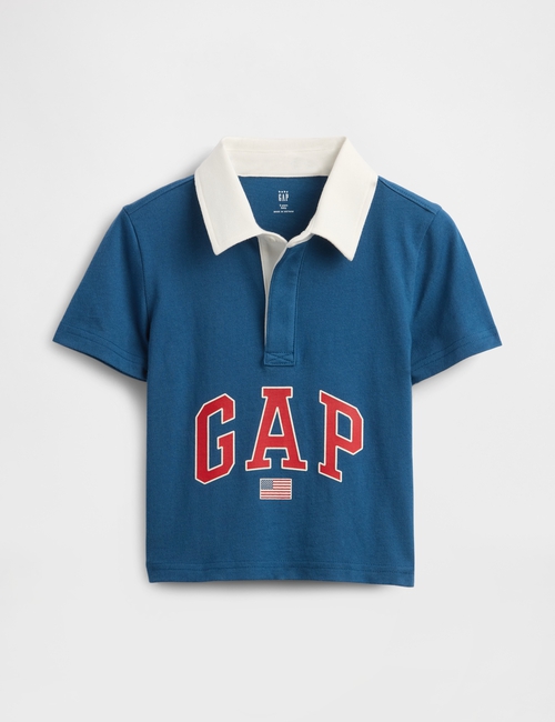 babyGap Logo Pique Polo Shirt