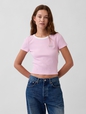 V-JPN IE SS LOGO RINGER RIB TEE