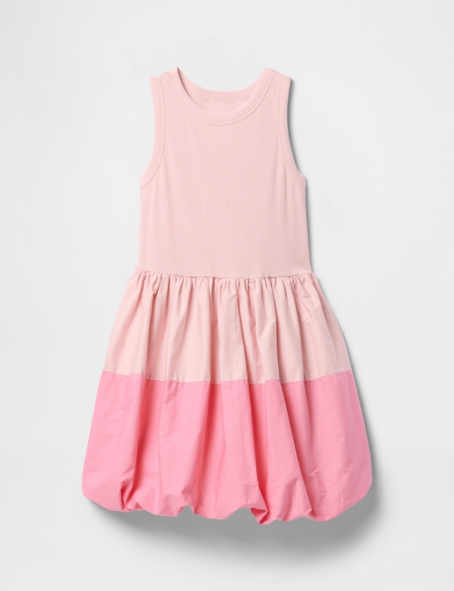 Kids Mixed Media Bubble Dress