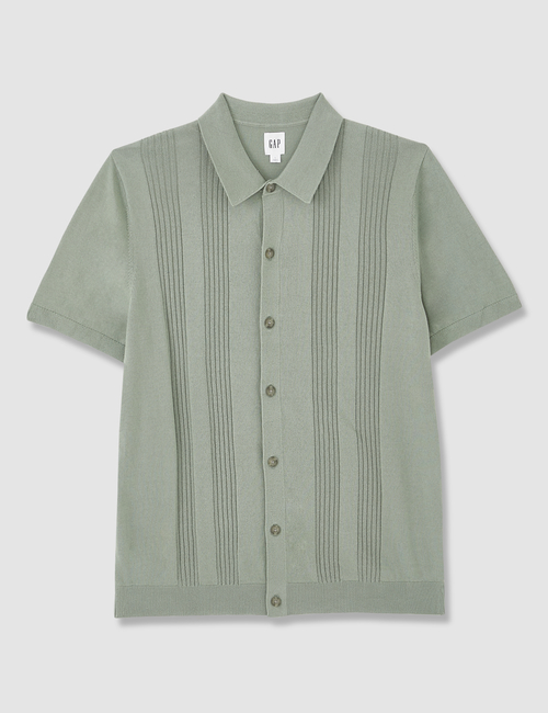 Textured Sweater Vacay Shirt in Standard Fit