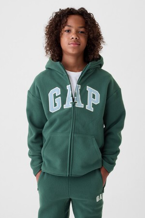 Kids Logo Zip Hoodie