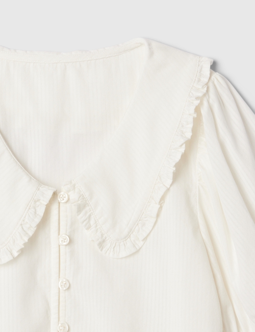 Kids Ruffle Collar Shirt