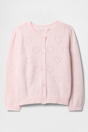 babyGap Pointelle Heart Cardigan