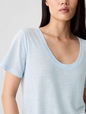 Women Linen T-shirt