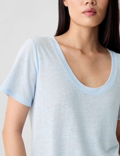 Women Linen T-shirt