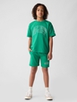 Kids Gap 1969 Logo Graphic Short Sleeve Sweatshirt