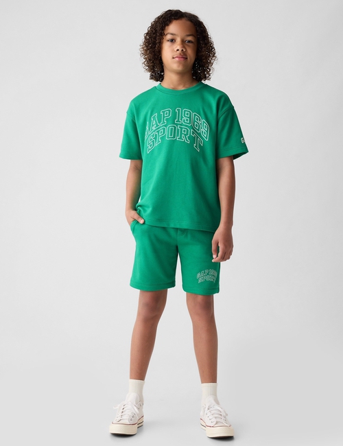 Kids Gap 1969 Logo Graphic Short Sleeve Sweatshirt