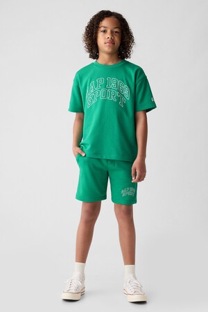 Kids Gap 1969 Logo Graphic Short Sleeve Sweatshirt