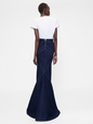 GAP STUDIO SEAMED DENIM HIGH WAISTED MAXI SKIRT