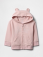 Baby Vintage Soft Bear Logo Zip Hoodie