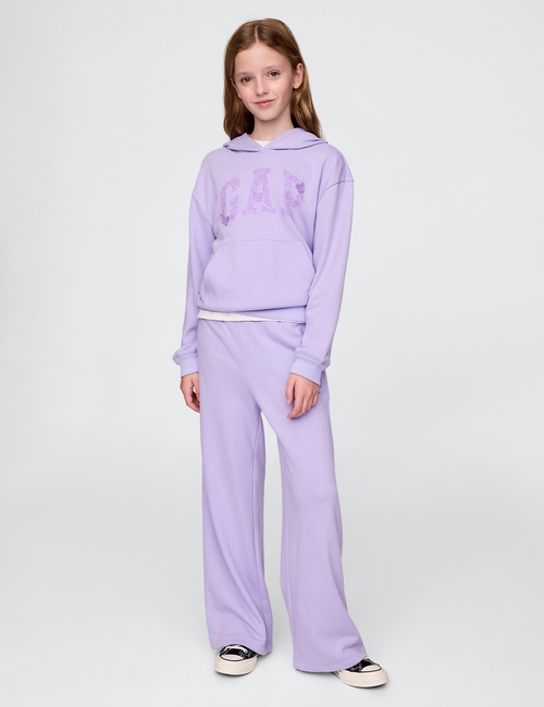 Kids Relaxed Wide Leg Sweatpants