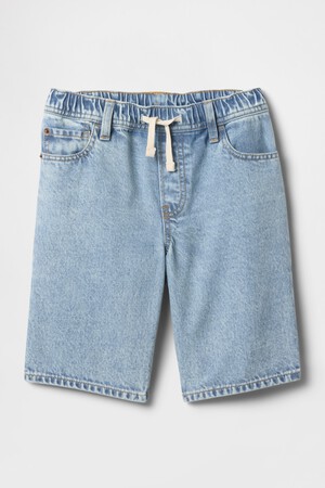 Kids Pull-On Loose Denim Shorts