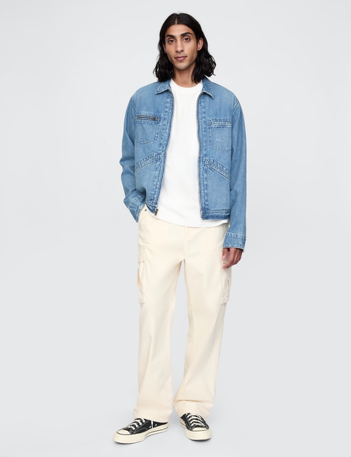 ZIP FRONT SHIRT JKT