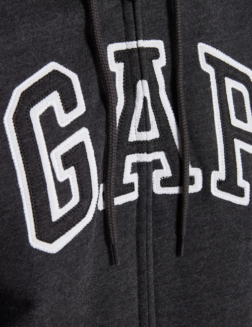 Gap Logo Zip Hoodie In Fleece