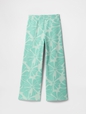 Kids Relaxed Gap Logo Wide-Leg Pants