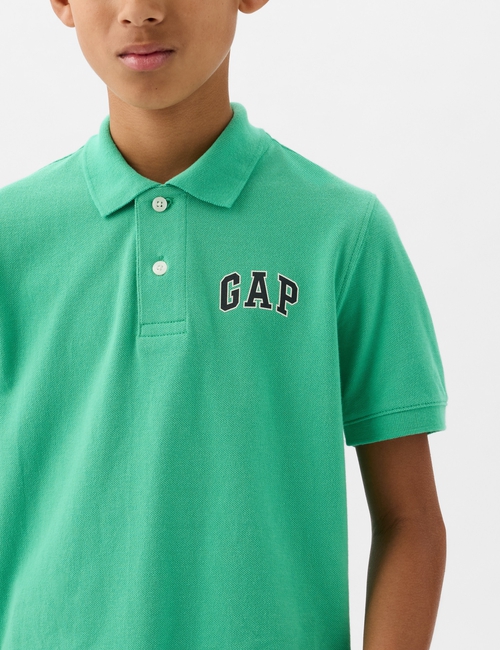 Kids Gap Logo Pique Polo Shirt