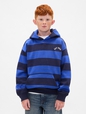 VTG SOFT BAGGY HOOD RUGBY STRIPE