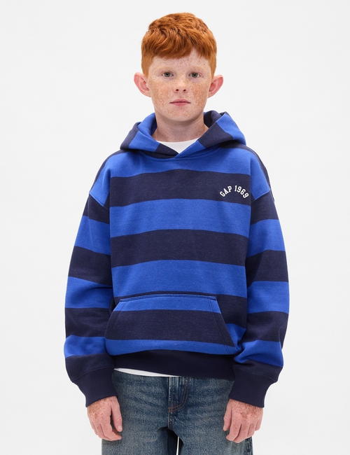 VTG SOFT BAGGY HOOD RUGBY STRIPE