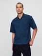 SS DENIM - NAVY STRIPE
