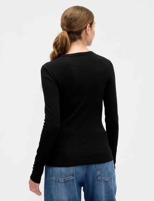 Essential Ribbed Crewneck T-Shirt