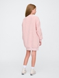 Kids Gap Logo Sherpa Sweatshirt Dress