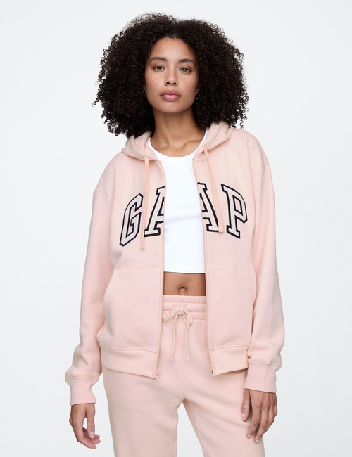 Relaxed Gap Logo Zip Hoodie