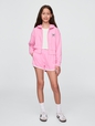 Lilo & Stitch Kids French Terry Cropped Zip Hoodie