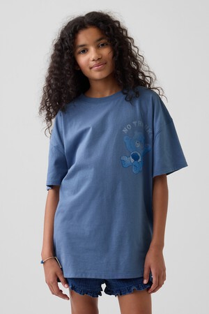 3PL SS EXTRA RELAXED TUNIC TEE_CAREBEARS